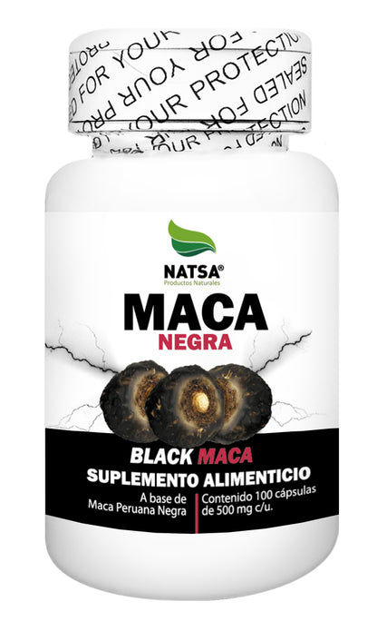 Maca Peruana Negra 100 cápsulas