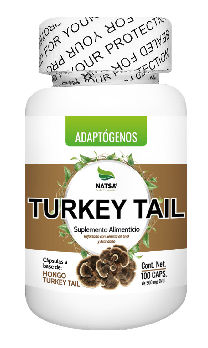 Turkey Tail Cola de Pavo 100 cápsulas
