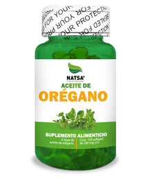 Aceite de Orégano 100 cápsulas