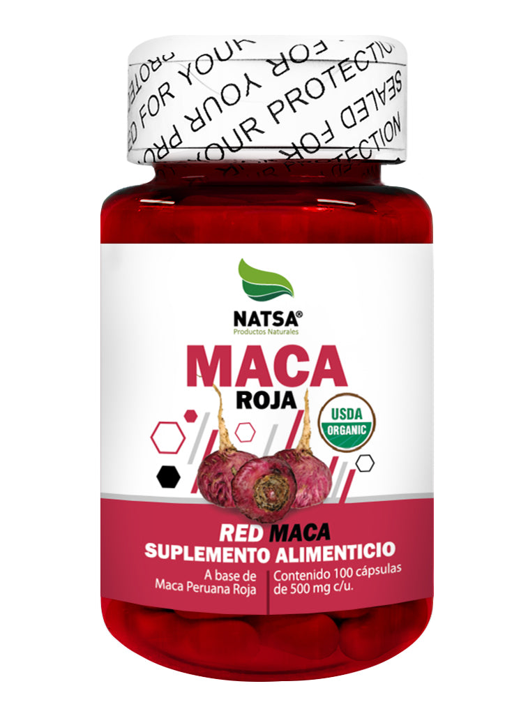 Maca Peruana Roja 100 cápsulas