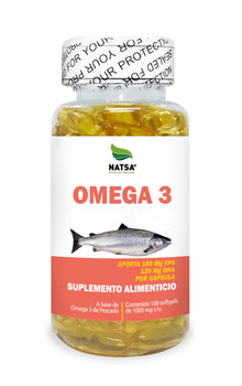 Omega 3 Aceite de Pescado 100 softgels