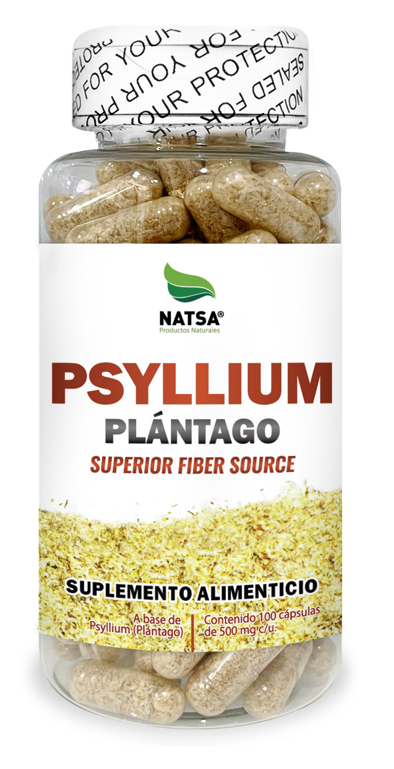 Psyllium plantago 100 cápsulas