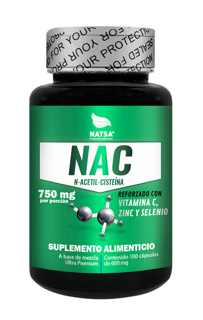 NAC (N-Acetil-Cisteína) 100 cápsulas