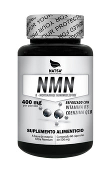 NMN (β-Nicotinamida mononucleótido) 60 cápsulas