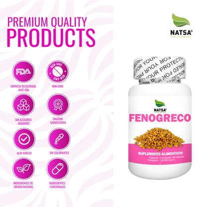 Pack Vitalidad Premium, Aguaje y Fenogreco 100 Cap C/u