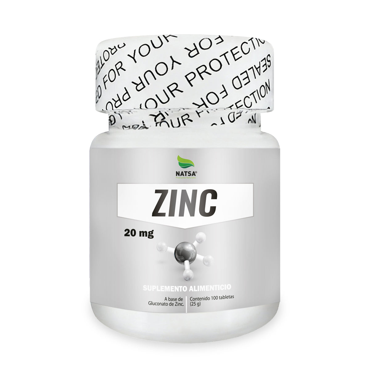 Zinc 20 mg 100 tabletas