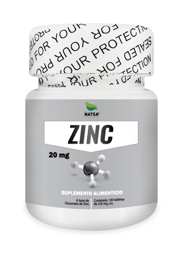Zinc 20 mg 100 tabletas
