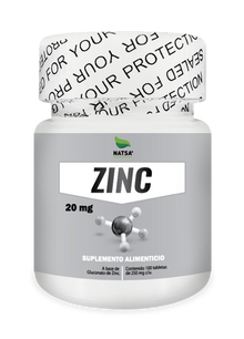 Zinc 20 mg 100 tabletas