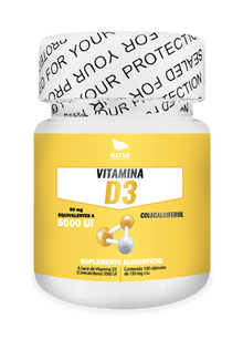 Vitamina D3 5000 IU 100 softgels