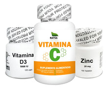 Inmune Pack, Vitamina C, D y Zinc