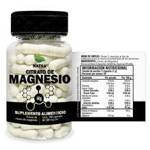 Citrato de Magnesio 100 cápsulas