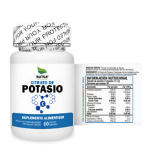 Citrato de Potasio 60 cápsulas