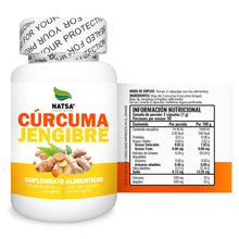 Cúrcuma y Jengibre 100 cápsulas