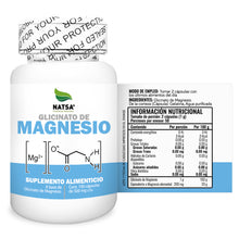 Glicinato de Magnesio 100 cápsulas