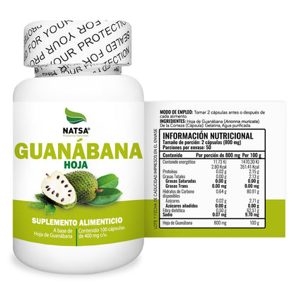 Guanábana 100 cápsulas