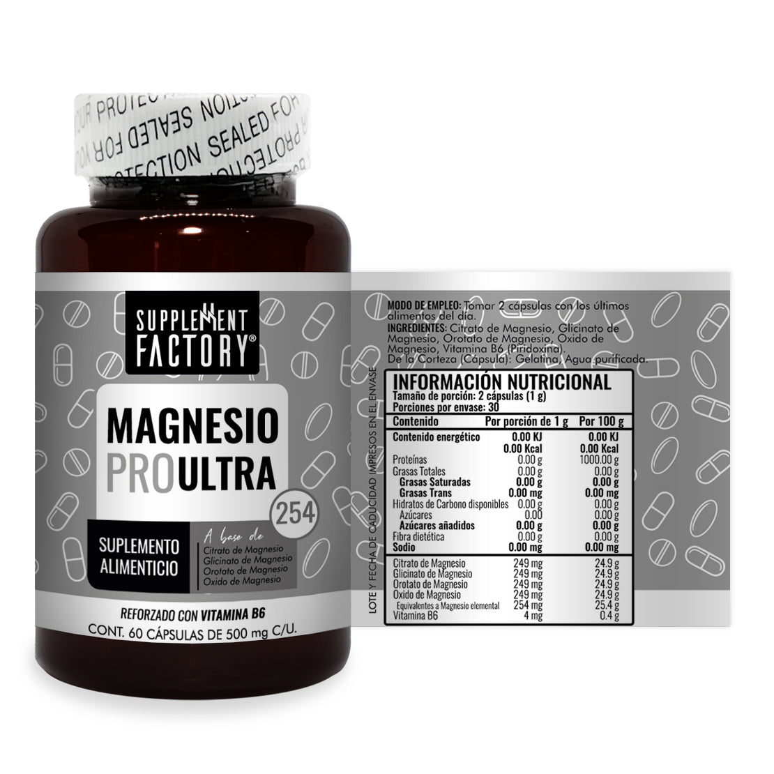 Magnesio Pro Ultra 60 cápsulas