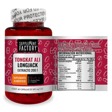 Tongkat Ali Longjack 60 cápsulas