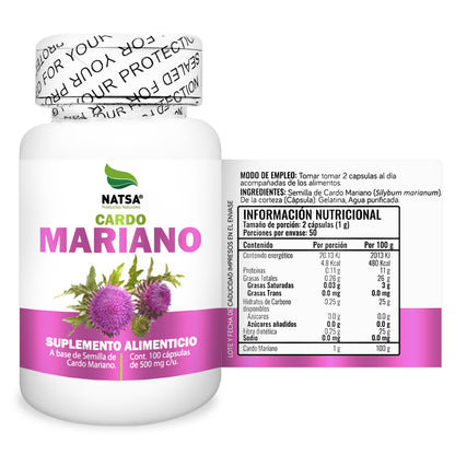 Cardo Mariano 100 cápsulas