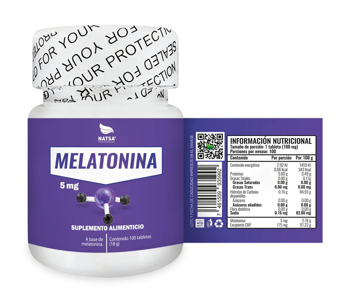 Melatonina 100 tabletas