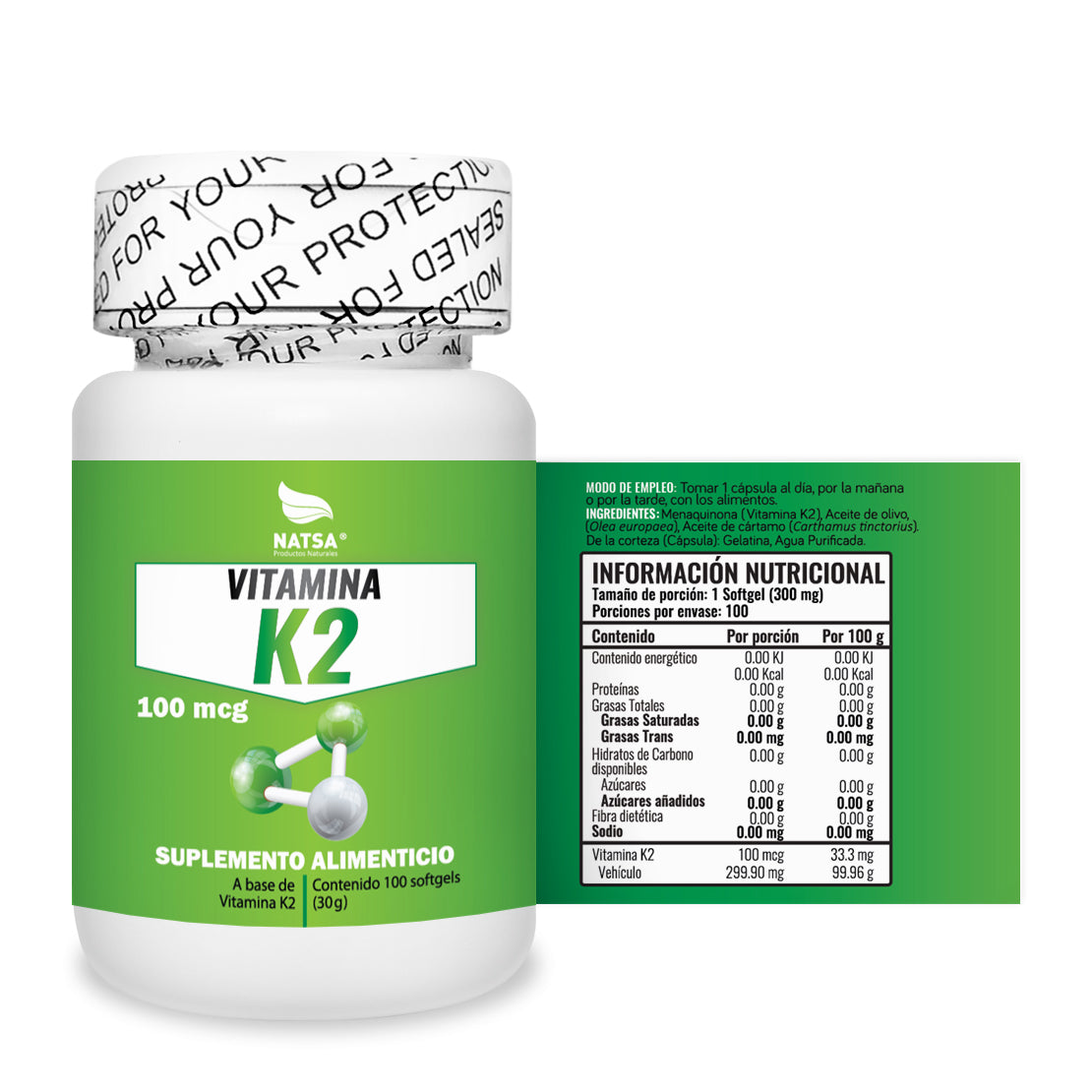 Vitamina K2 100 softgels