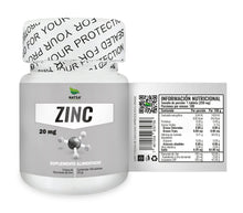 Zinc 20 mg 100 tabletas