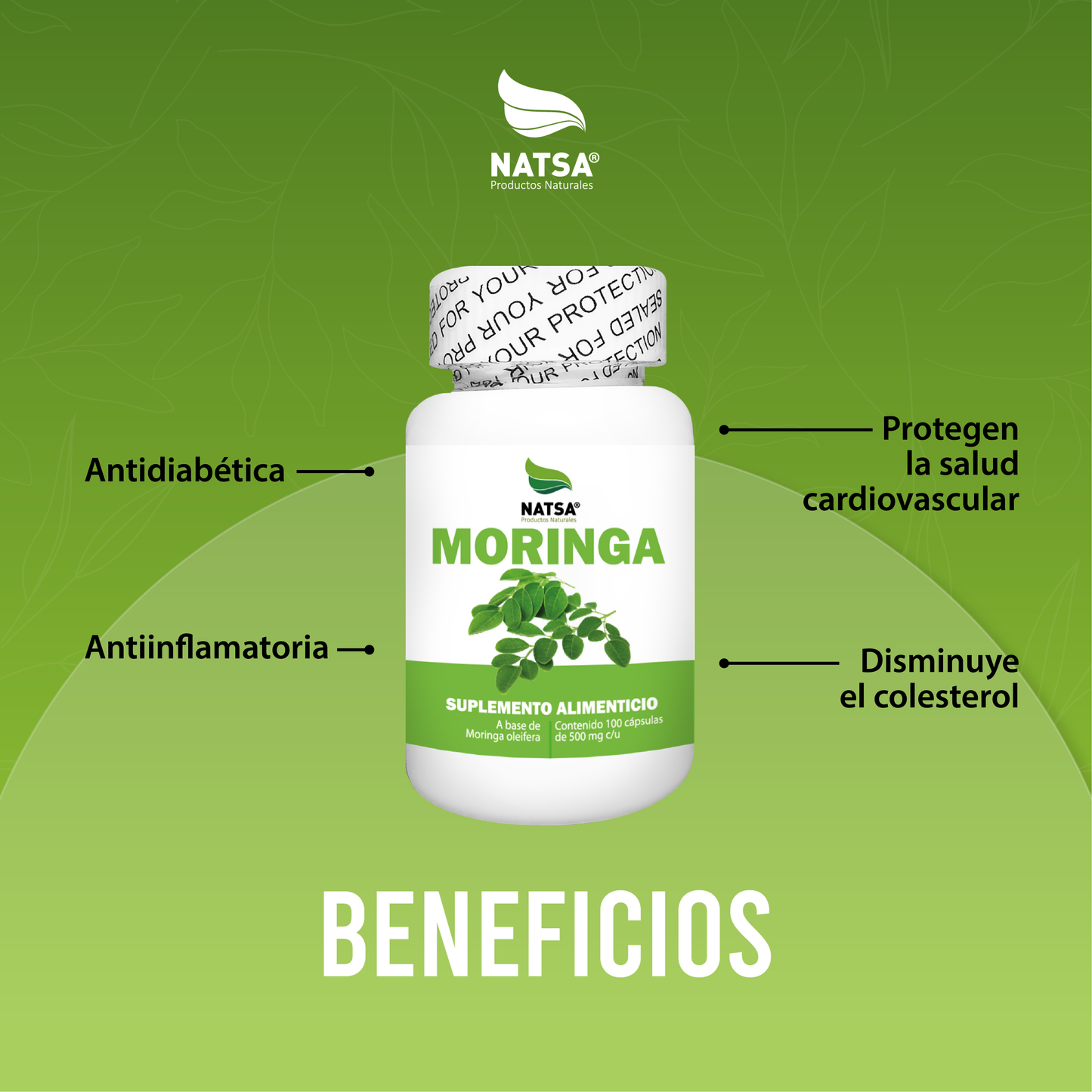 Moringa 100 cápsulas